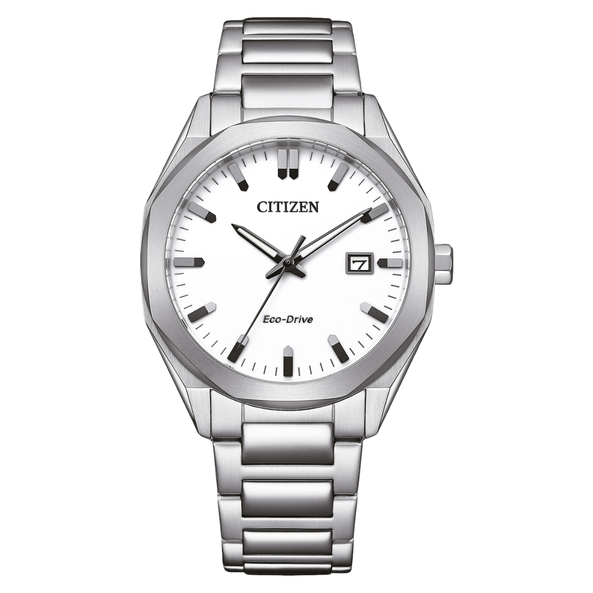 Citizen Collection Eco-Drive BM7620-83A BM7620 BM7620-83 White Dial Mens Watch