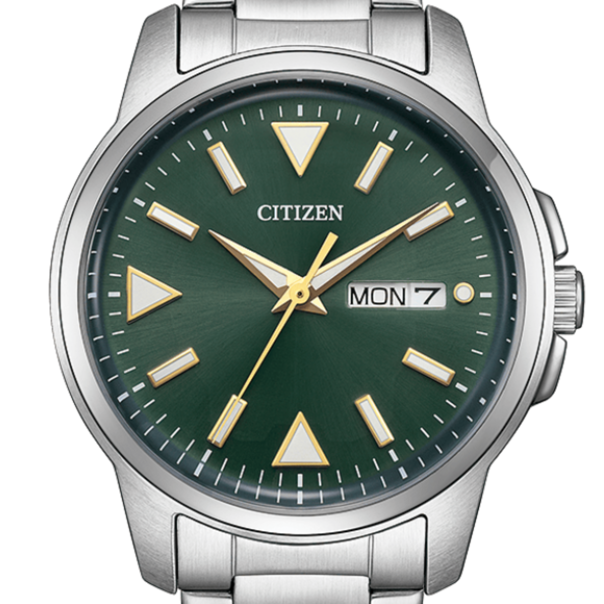 Citizen Collection Eco-Drive BM8180-71W BM8180 BM8180-71 Green Dial Casual Mens Watch