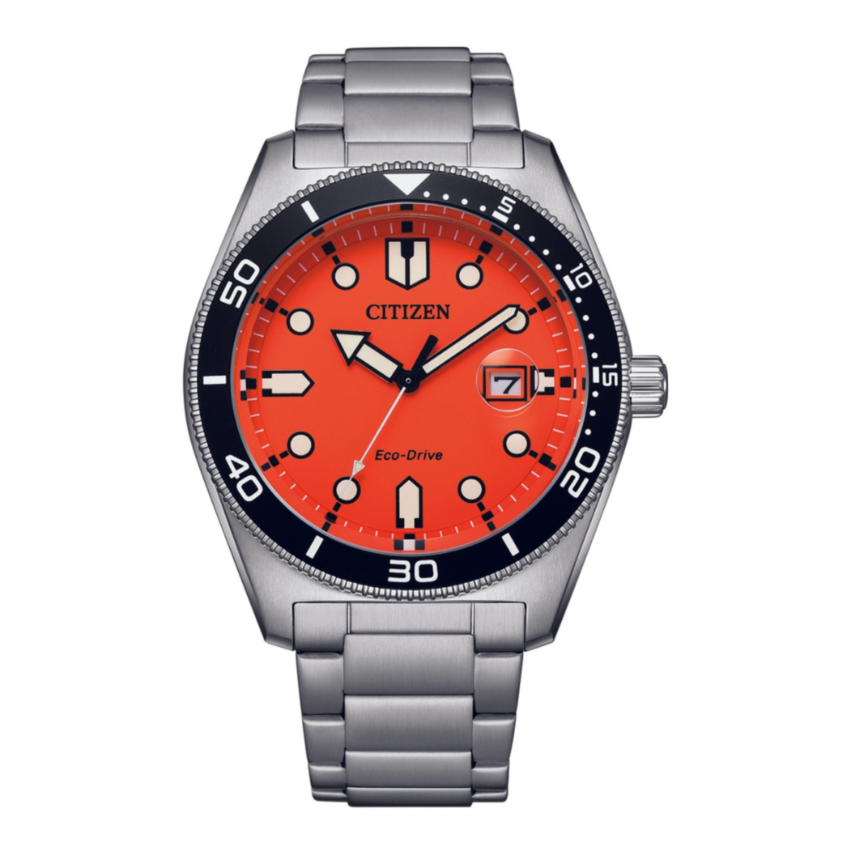 Citizen Eco-Drive AW1760-81X Men's Watch - Orange Dial