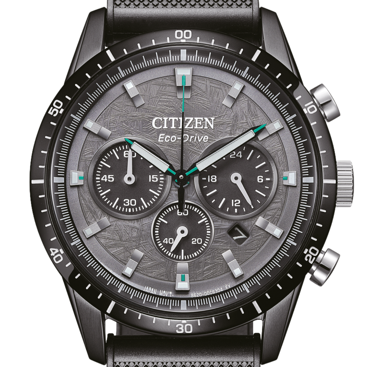 Citizen Eco-Drive Chronograph Black Rubber CA4625-02H