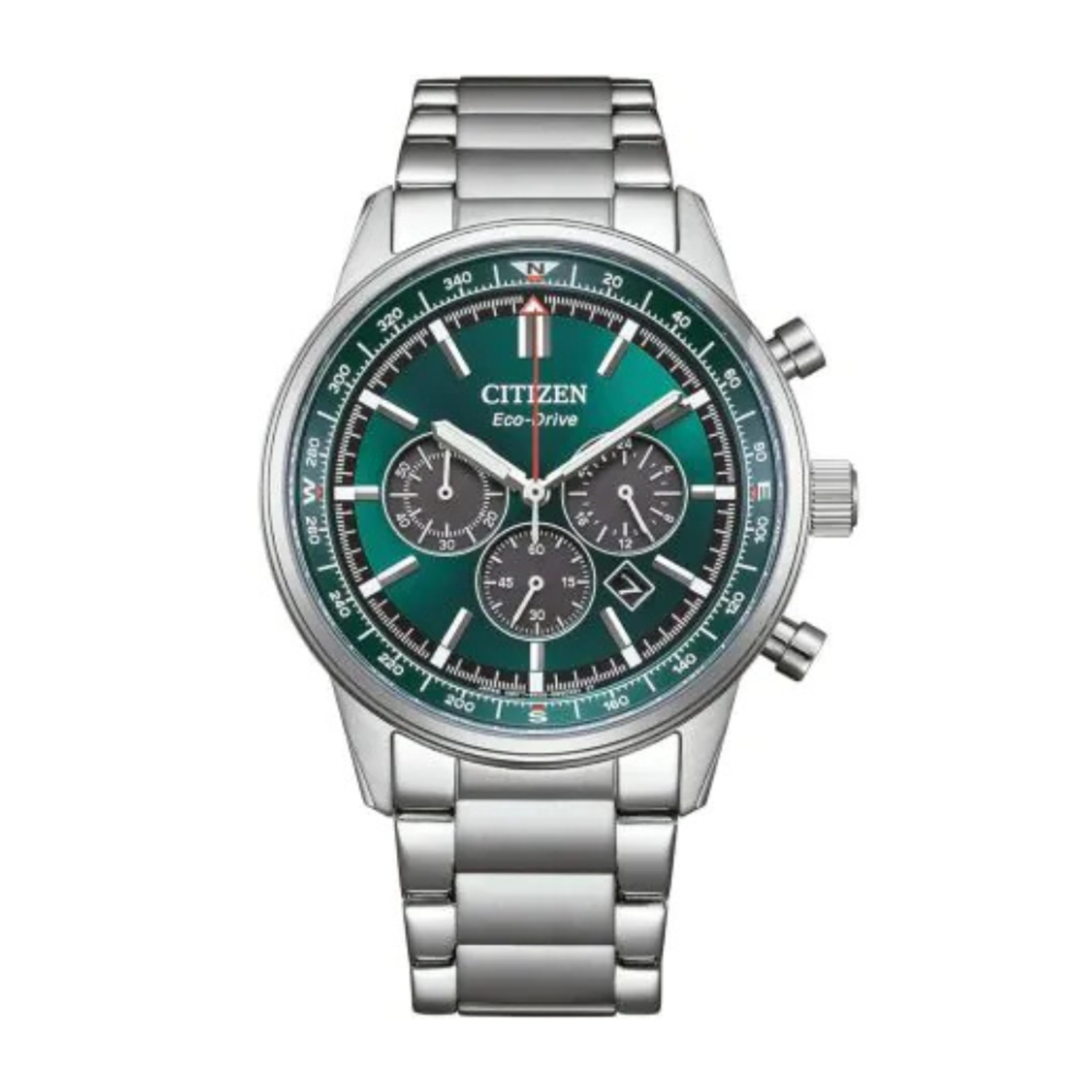 Citizen Eco-Drive Chronograph CA4720-52X Green Dial Watch