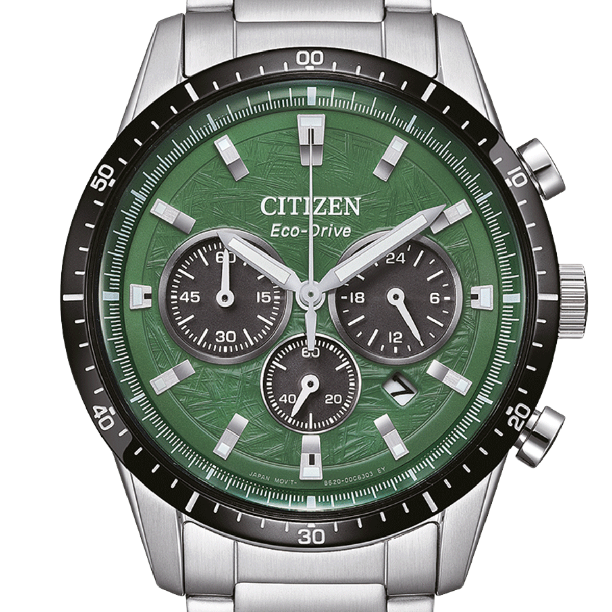 Citizen Eco-Drive Chronograph Green Steel CA4624-56X