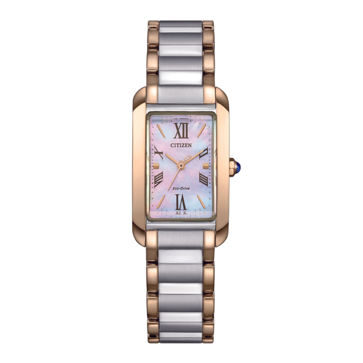 Citizen L Eco-Drive Women's Rectangle Watch EW5624-54Y