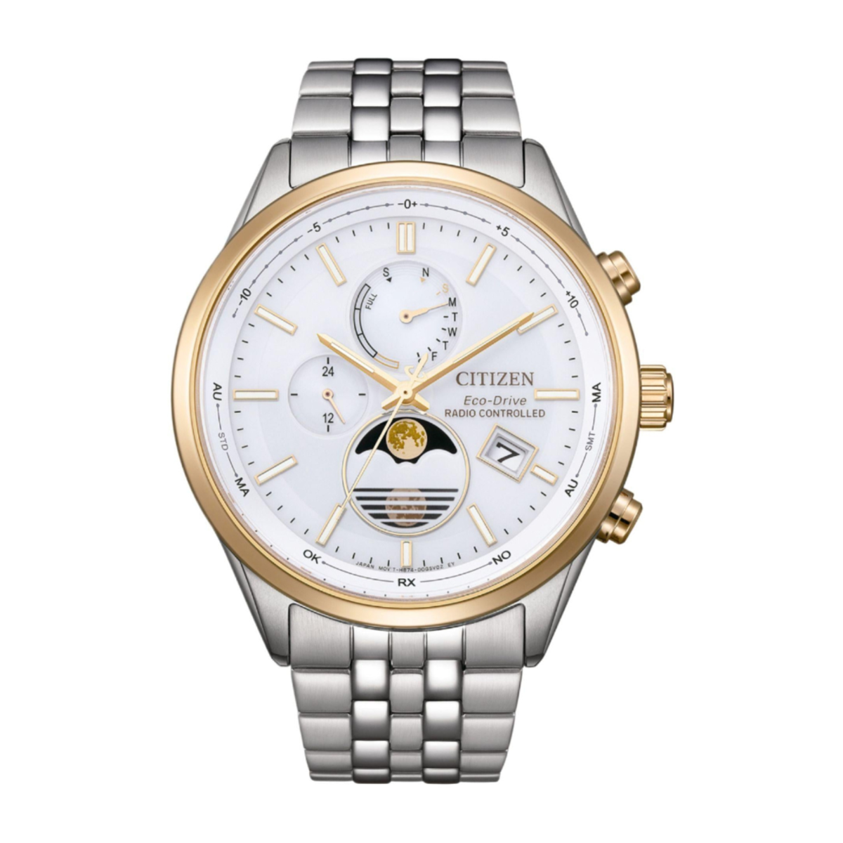 Citizen Eco-Drive Radio-Controlled Moon Phase Men's BY1034-59A Watch
