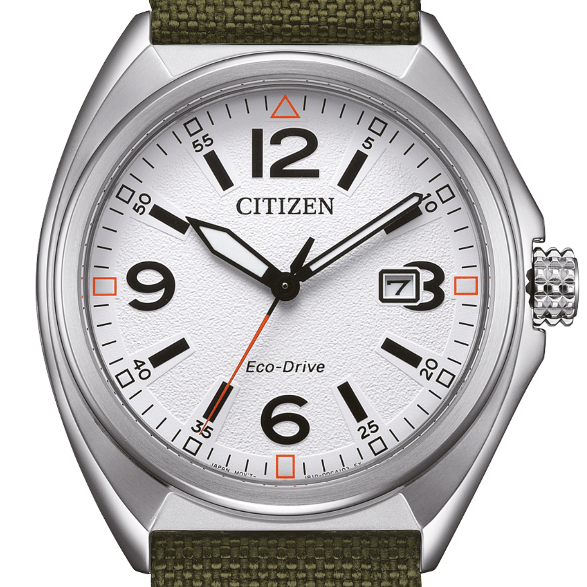 Citizen Eco-Drive Sports Military White Nylon AW1571-09A