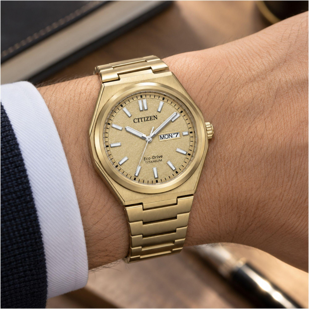Citizen Eco-Drive Zenshin Limited Edition Men's Hexagon AW0132-55P Watch