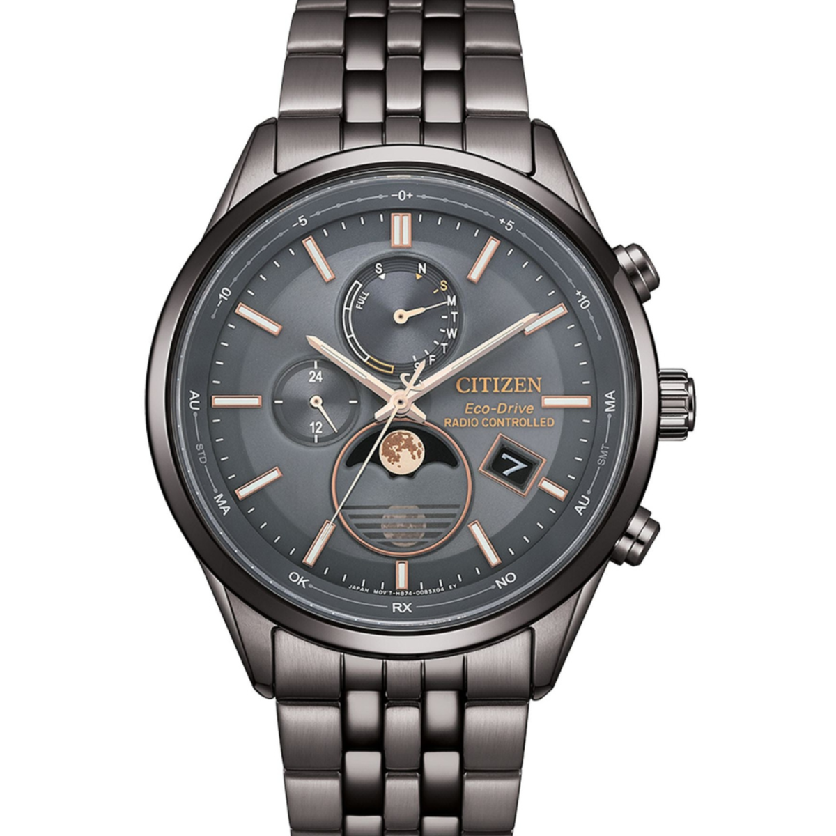 Citizen Eco-Drive x Radio-Controlled Moon Phase BY1037-51H
