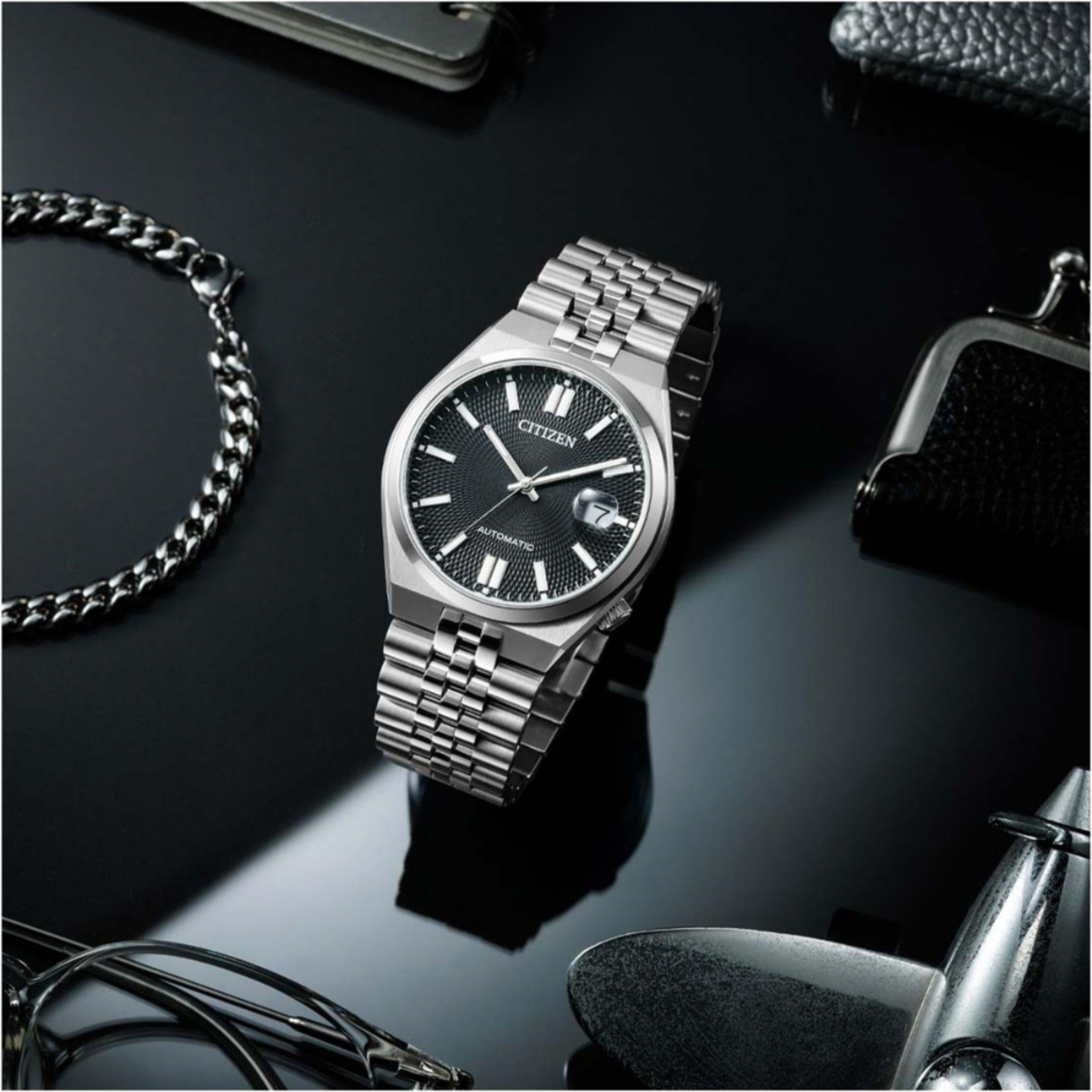 Citizen Mini Tsuyosa 60 Black Dial NK0030-51E Watch