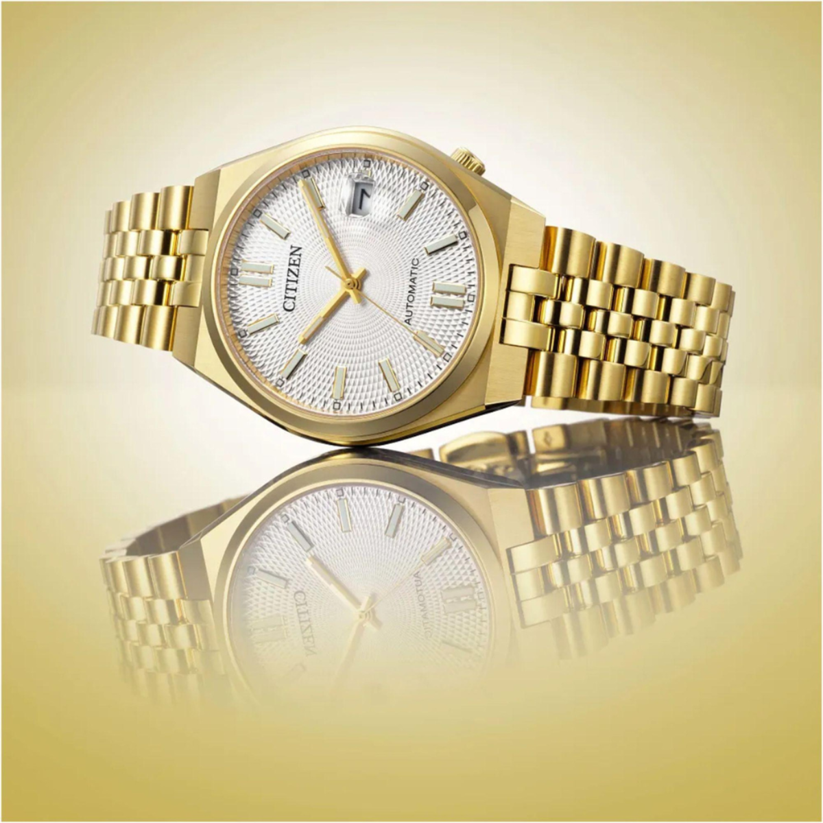 Citizen General | Mini Tsuyosa 60 Automatic Gold Tone Watch NK0032-56A