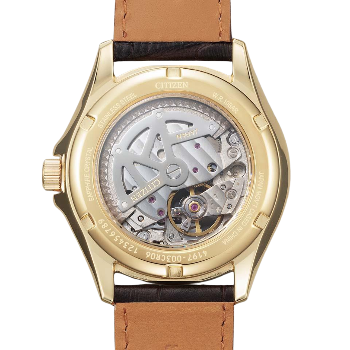 Citizen Collection NP1013-02P Open Heart Gold Tone Watch