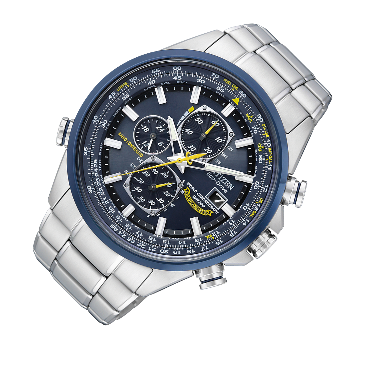 Citizen Promaster Skyhawk Blue Angel Chronograph AT8020-54L AT8020 Eco-Drive Watch