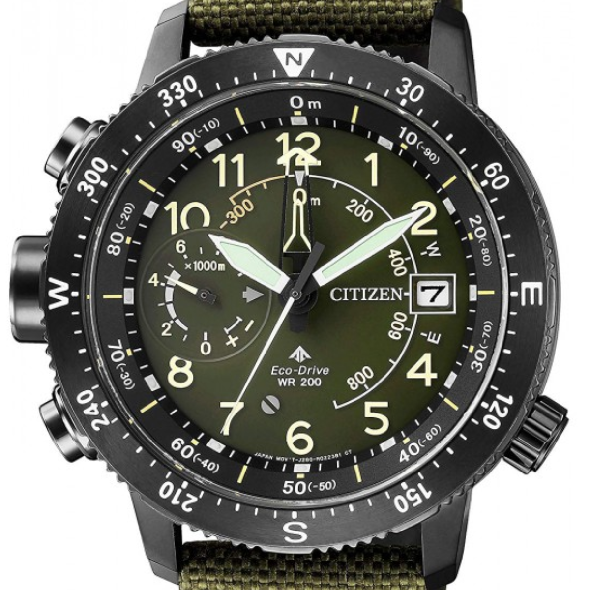 Citizen Promaster Eco-Drive BN4046-10X BN4046 Altichron Land Sports Mens Watch