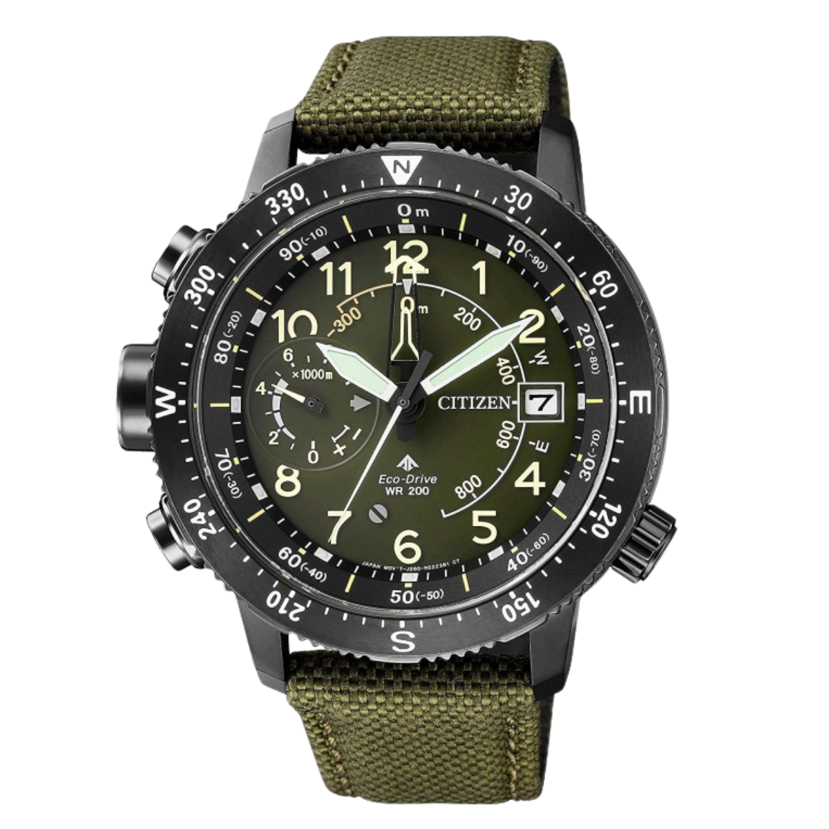 Citizen Promaster Eco-Drive BN4046-10X BN4046 Altichron Land Sports Mens Watch