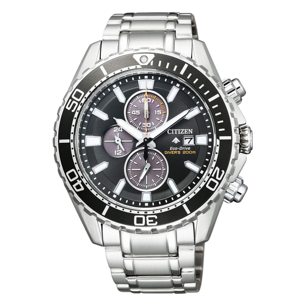 Citizen Promaster Eco-Drive CA0711-98H CA0711 Chronograph Black Dial Divers Mens Watch