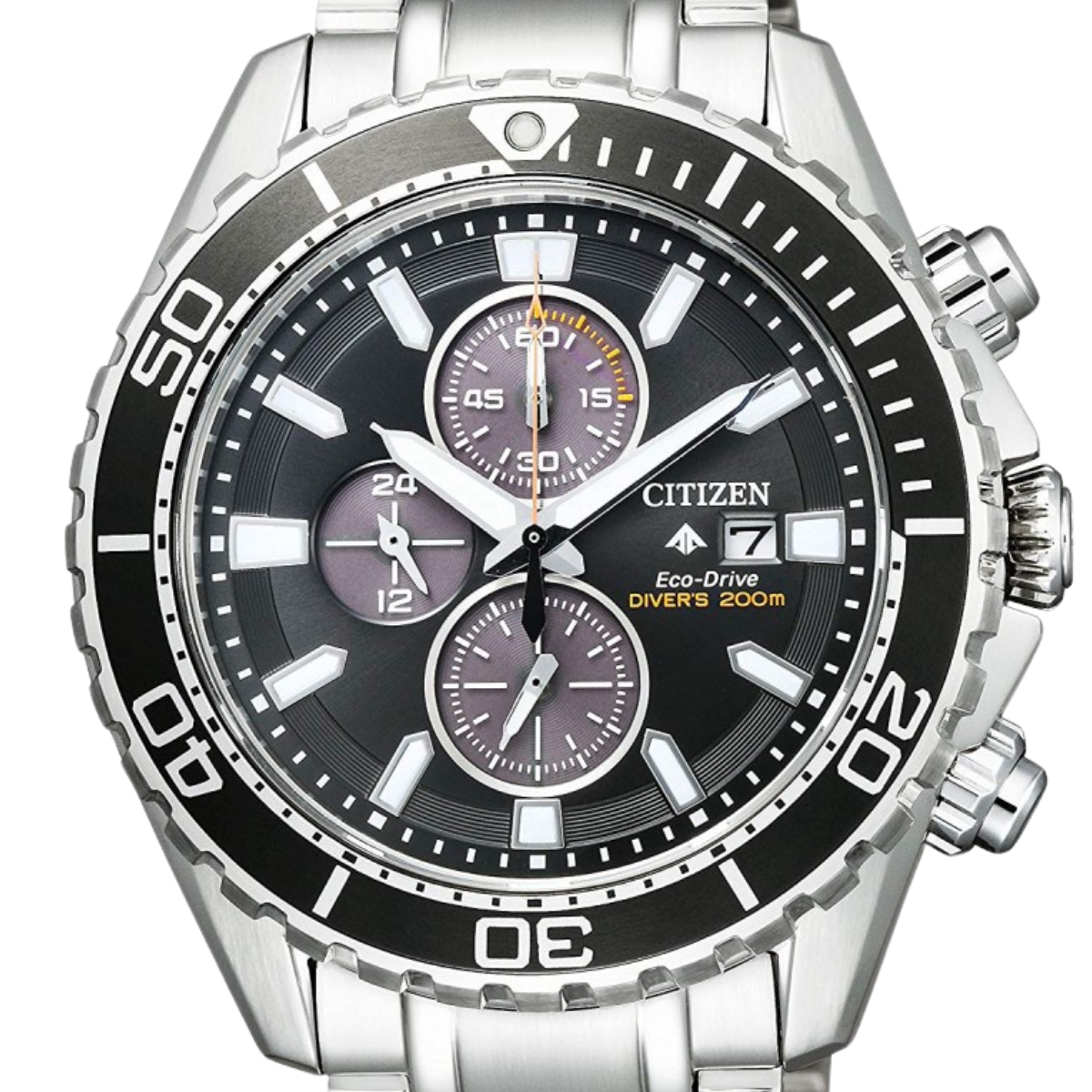 Citizen Promaster Eco-Drive CA0711-98H CA0711 Chronograph Black Dial Divers Mens Watch