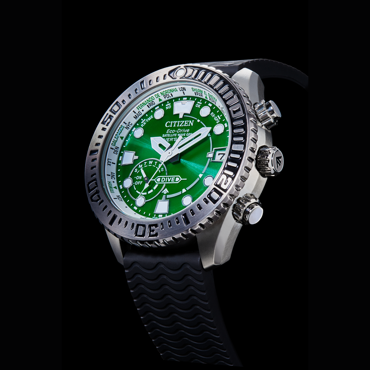 Citizen Promaster Eco-Drive CC5001-00W CC5001 Satellite Wave GPS Dive Mens Watch