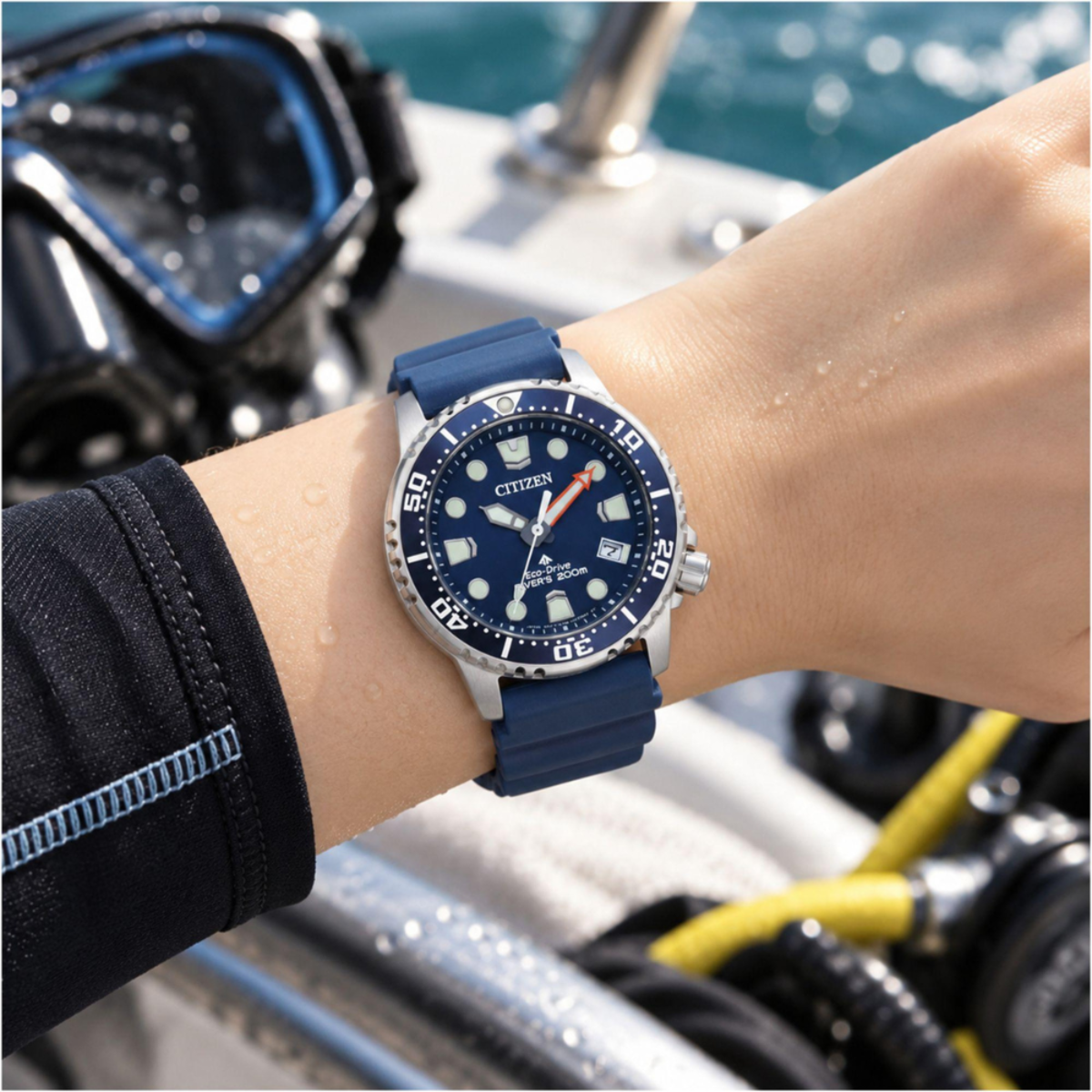 Citizen Promaster Eco-Drive Mini Marine Women's EO2021-05L Watch