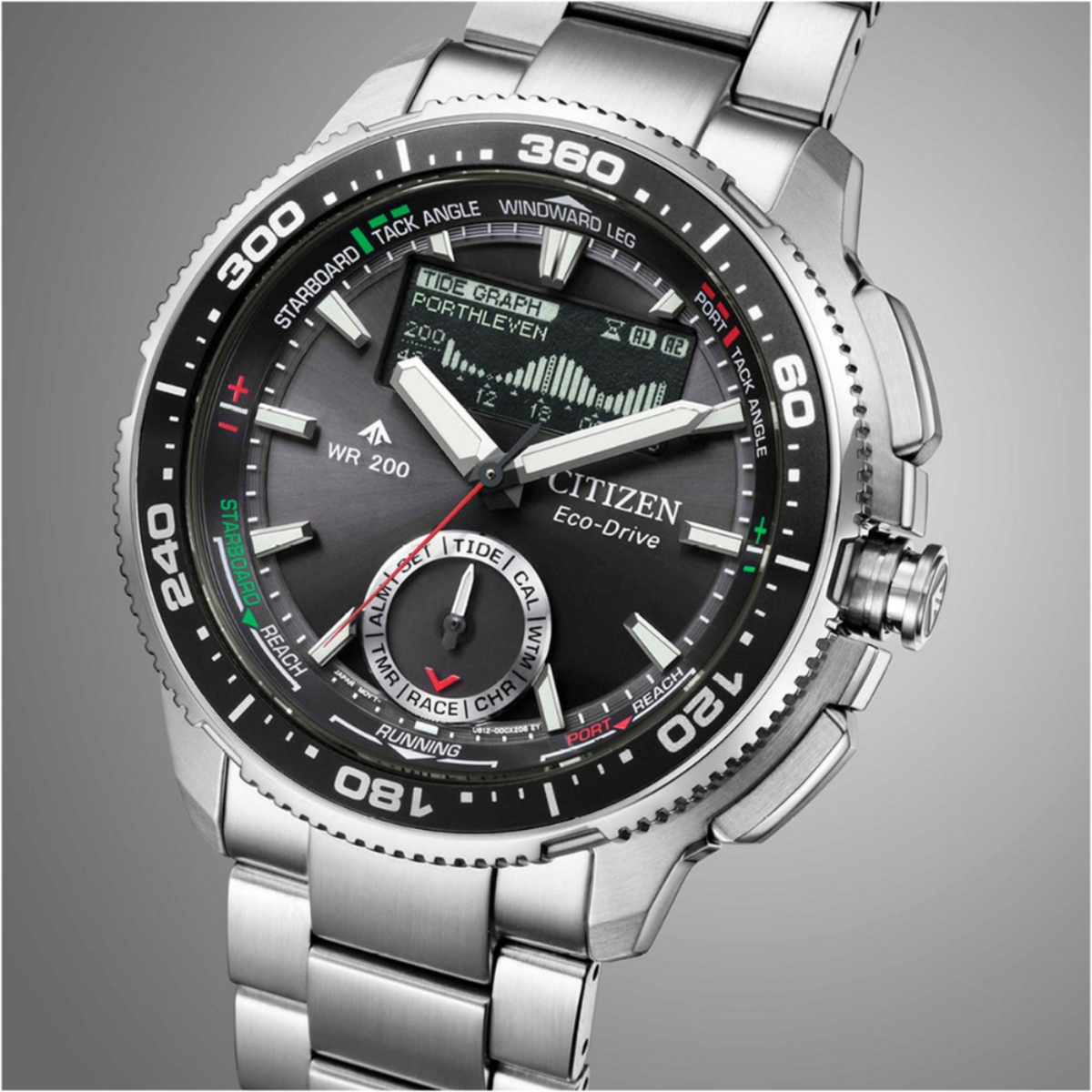 Citizen Promaster Wave Tracker Eco-Drive Combination Watch JV3001-53E