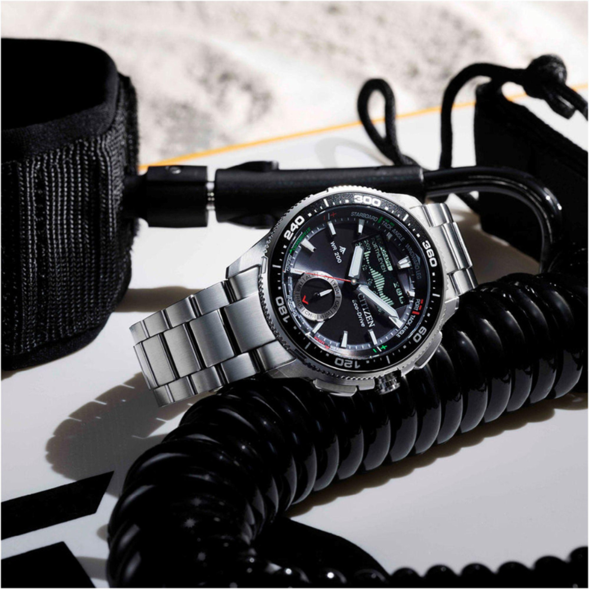 Citizen Promaster Wave Tracker Eco-Drive Combination Watch JV3001-53E