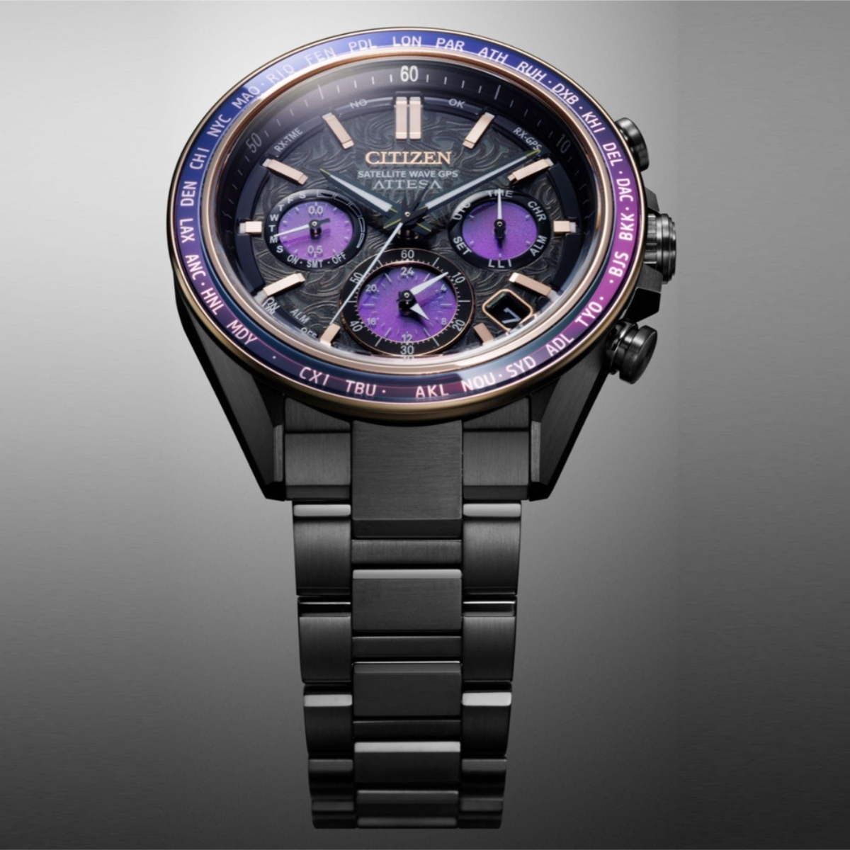 Citizen Attesa Satellite Wave GPS Super Titanium Watch CC4085-81Z