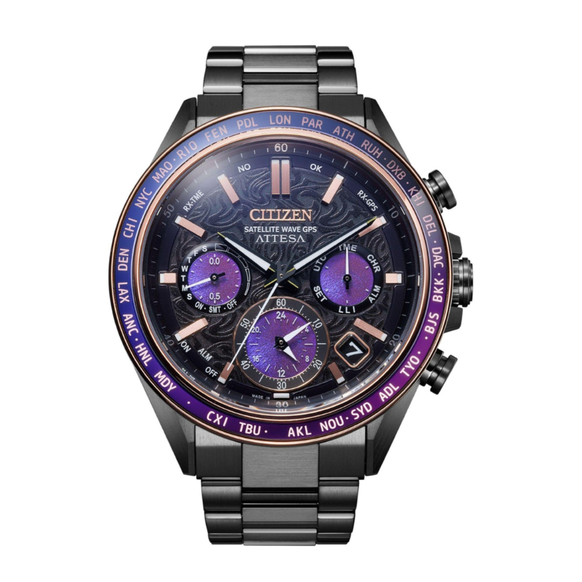 Citizen Attesa Satellite Wave GPS Super Titanium Watch CC4085-81Z