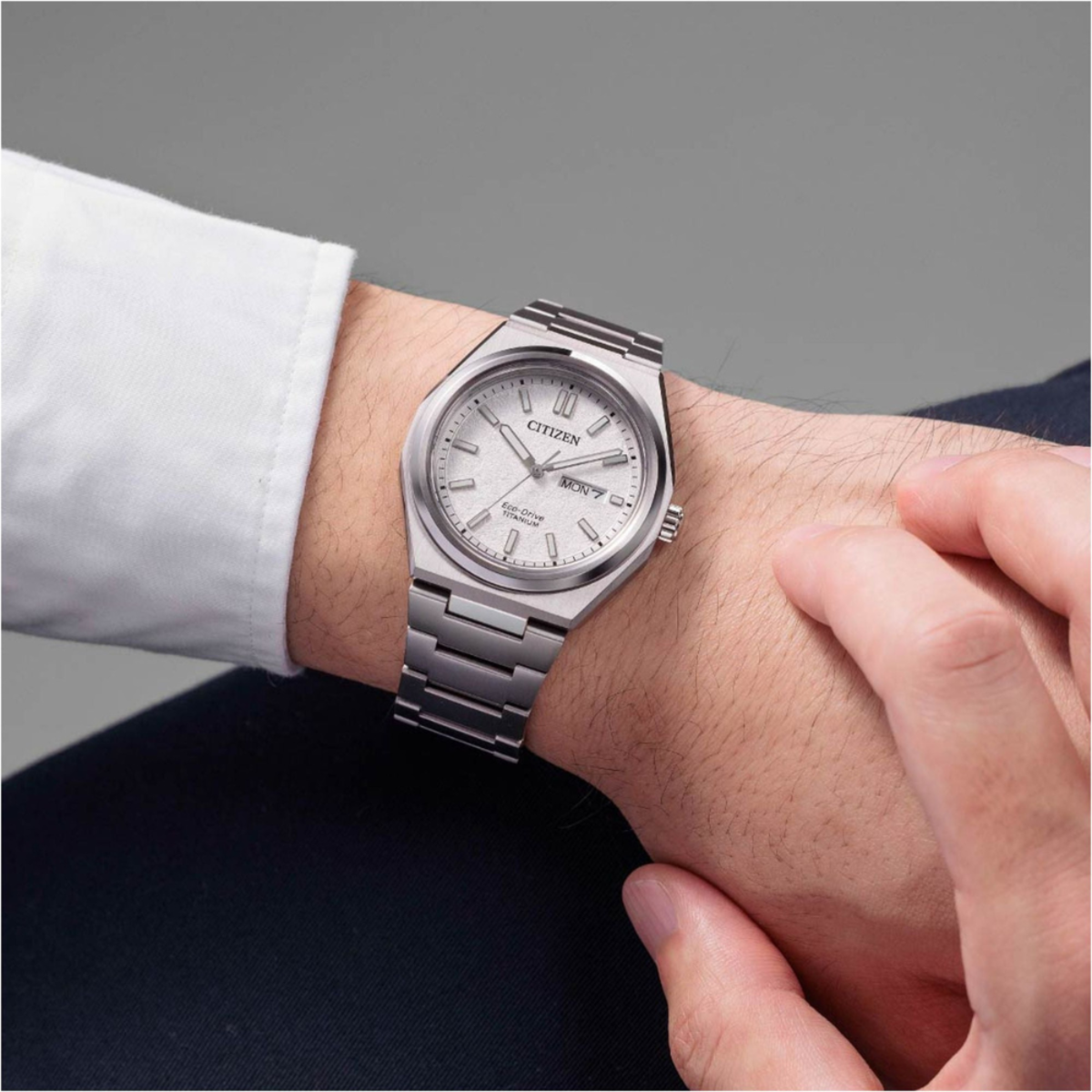 Citizen Zenshin Eco-Drive Super Titanium Watch AW0130-85A