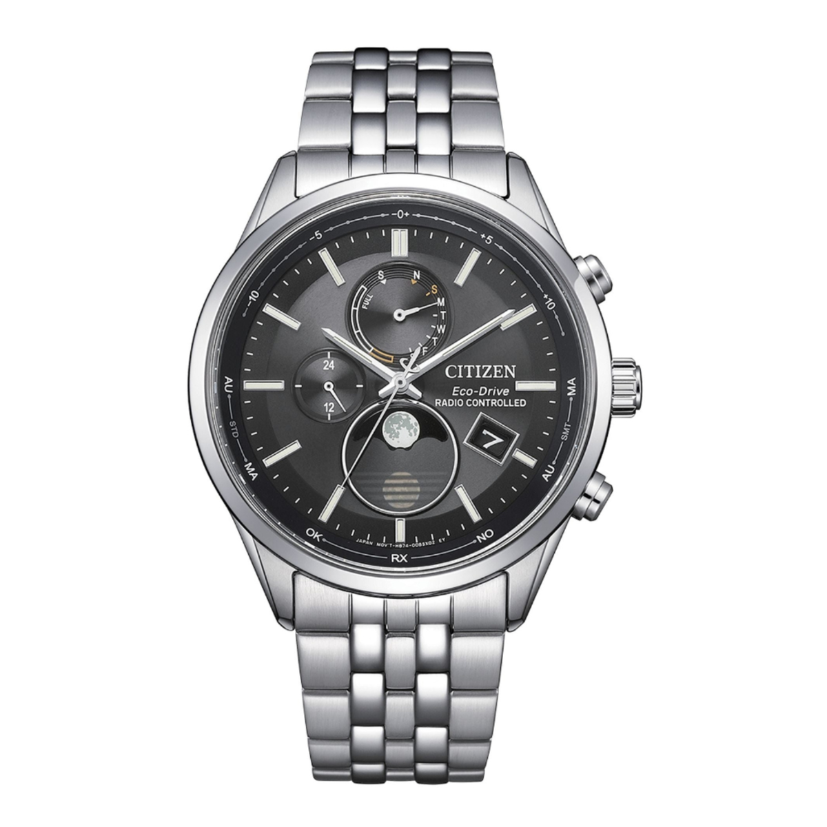 Citizen Tsuki-yomi BY1030-50E | Eco-Drive Radio-Controlled Moon Phase