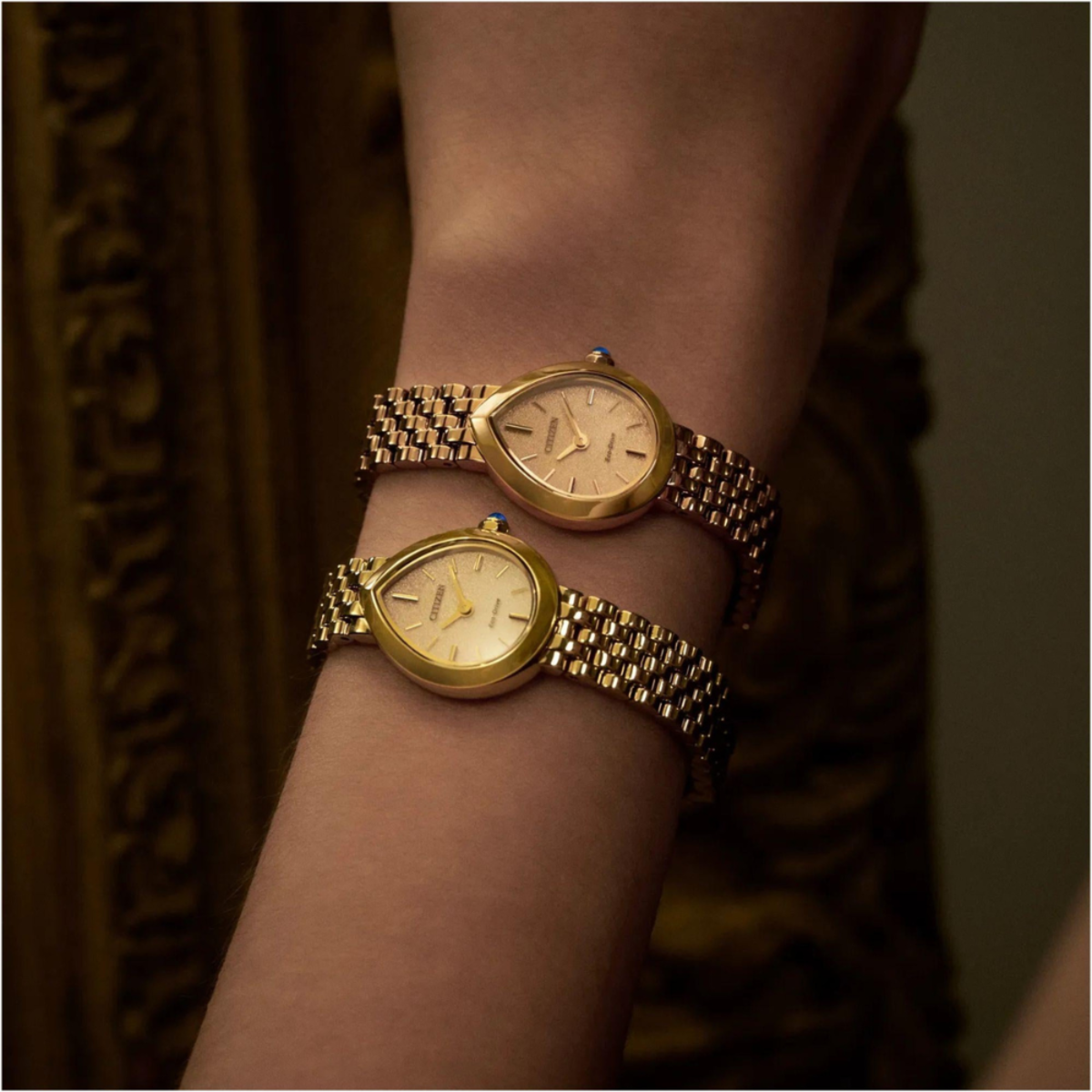 Citizen L | Rainell Eco-Drive Gold Tone Women's Watch EX1552-59A