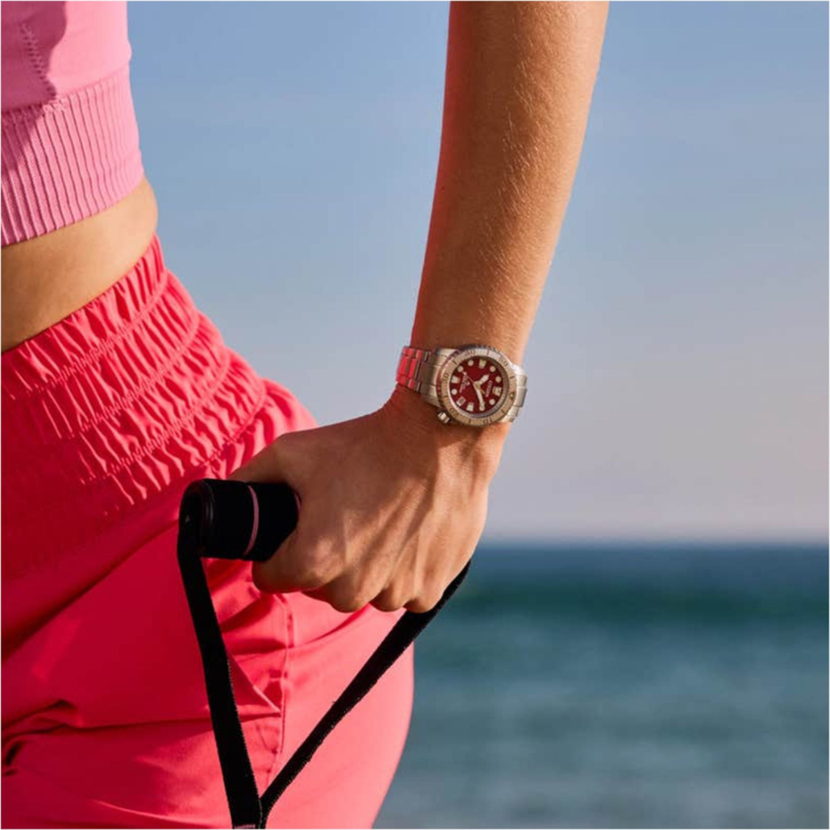 Citizen Promaster Women's Eco-Drive Diver Watch E02027-50Z Orange Dial