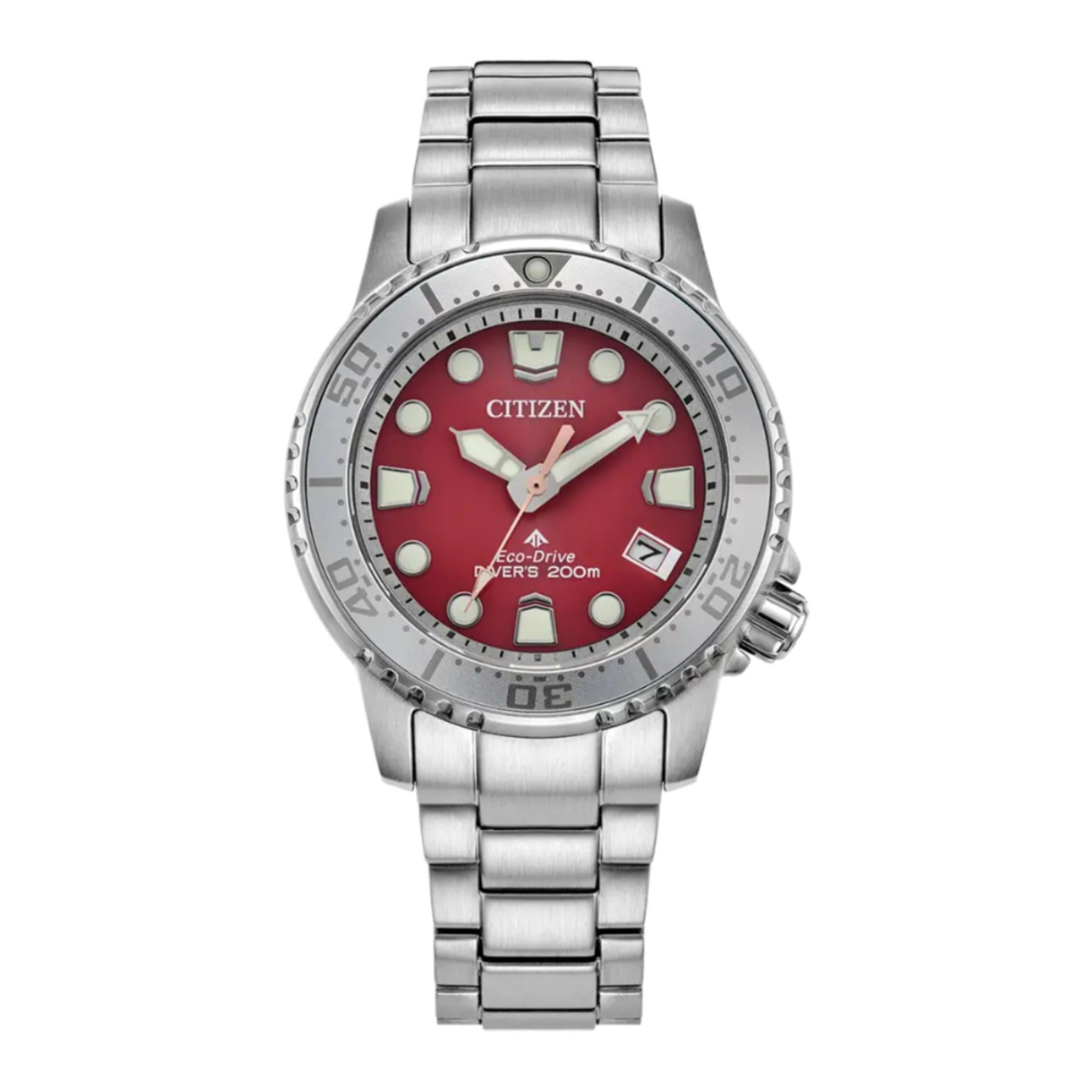 Citizen Promaster Women's Eco-Drive Diver Watch E02027-50Z Orange Dial