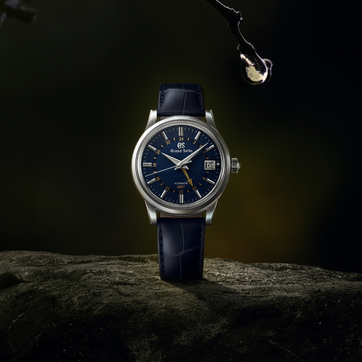 Grand Seiko GMT SBGM257 | 'Moondrop' Automatic Watch