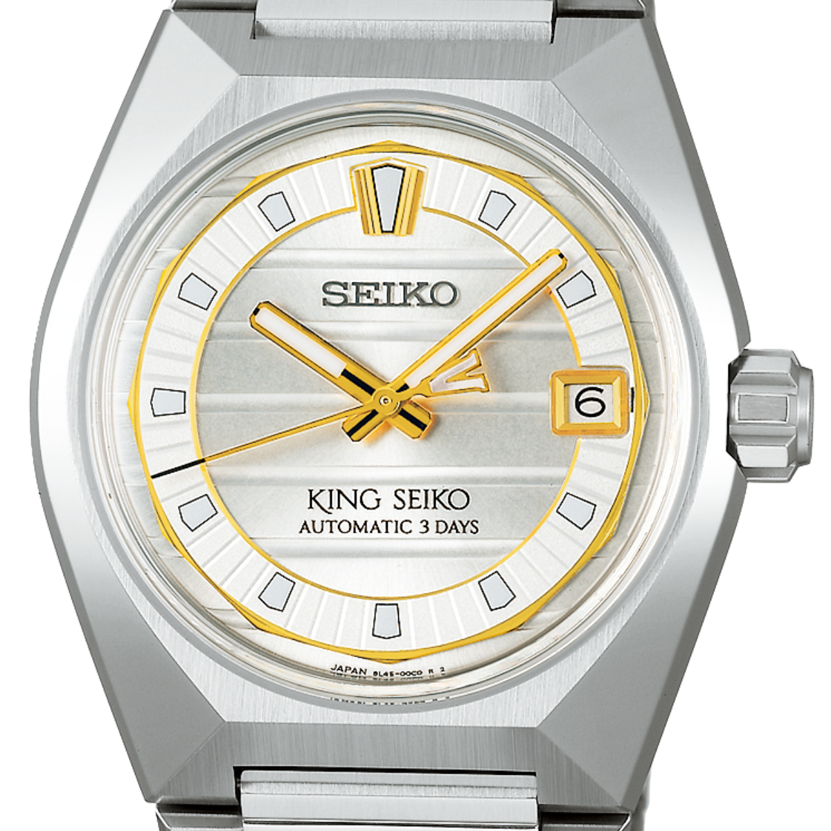 King Seiko VANAC SLA087J1 SLA087 Automatic Tokyo Sunrise Silver Dial Watch