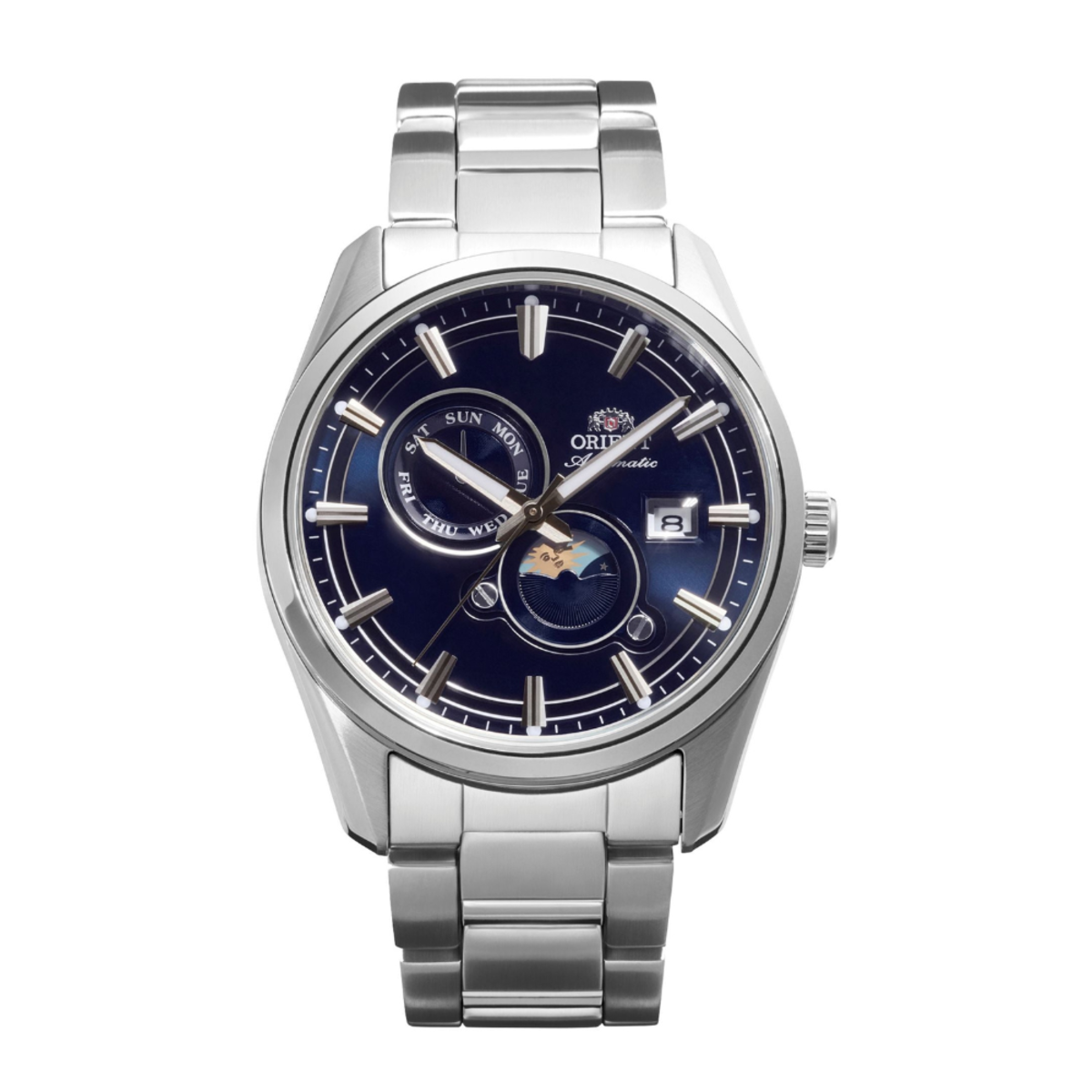 Orient Contemporary "Stretto" Sun and Moon Automatic RA-AK0315L Watch