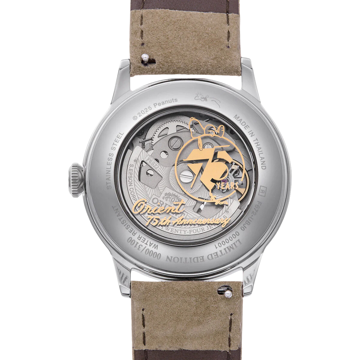 Orient Bambino 38 x Peanuts RA-AC0M17G 75th Anniversary Limited Edition Watch