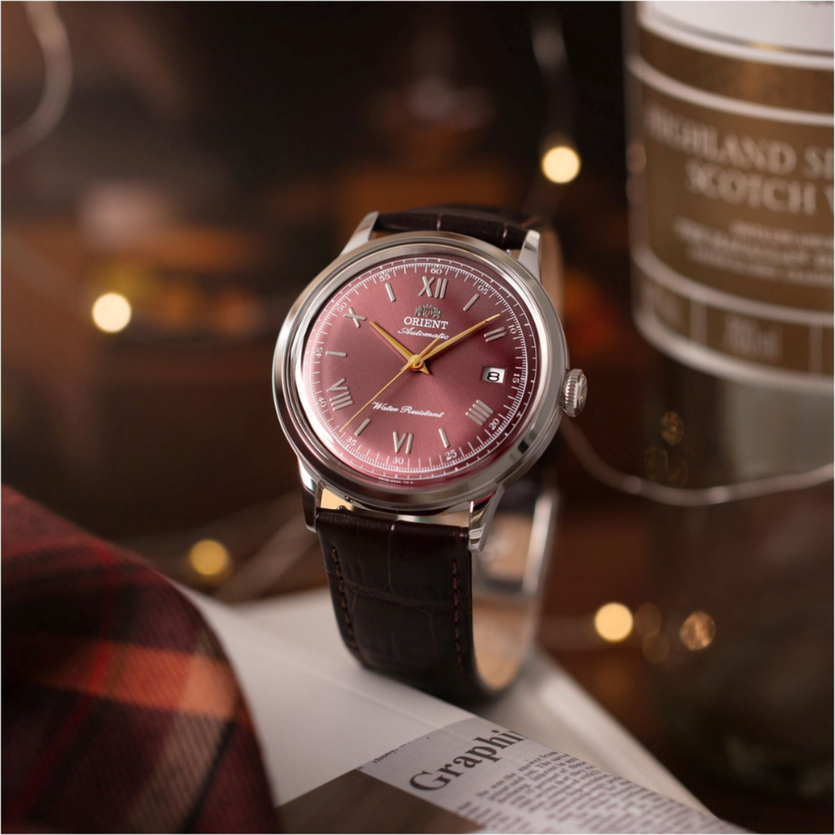 Orient Bambino Version 2 Automatic Red Dial RA-AC0026R Watch
