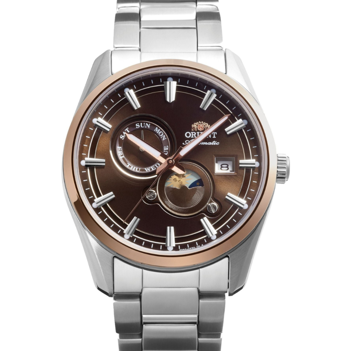 Orient Stretto Sun and Moon RA-AK0313Y Automatic Watch