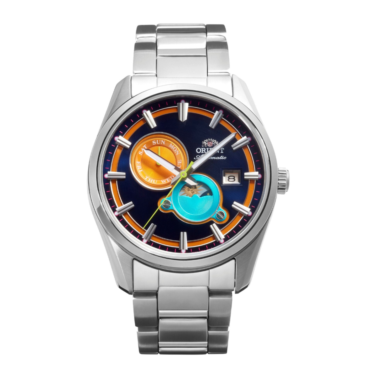 Orient Stretto Sun and Moon RA-AK0316L Automatic Watch