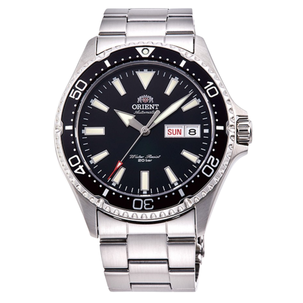 Orient Mako 3 Sports RN-AA0001B Mechanical Black Dial Diving Mens Watch