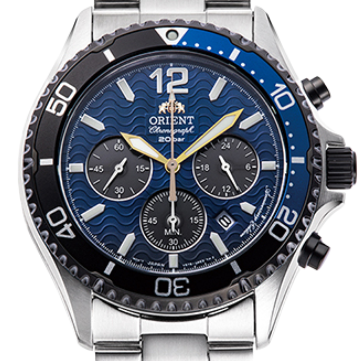 Orient Mako Kamasu Limited Edition RA-TX0208L Chronograph Solar Sports Watch