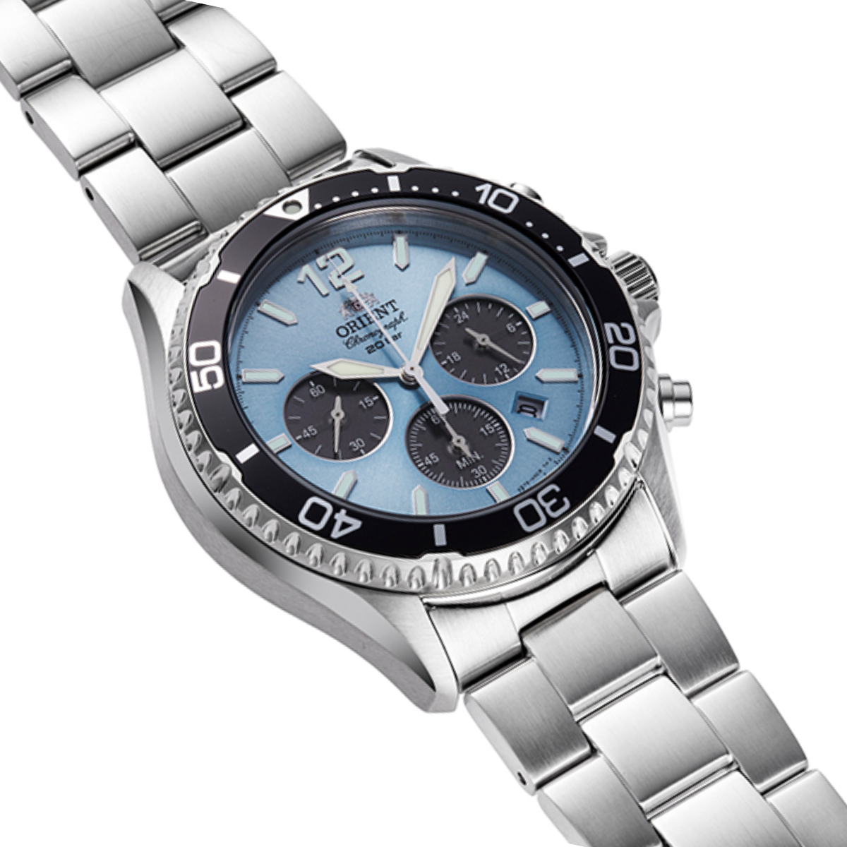 Orient Mako Solar Powered RA-TX0206L Chronograph Sports Diver 200m Watch