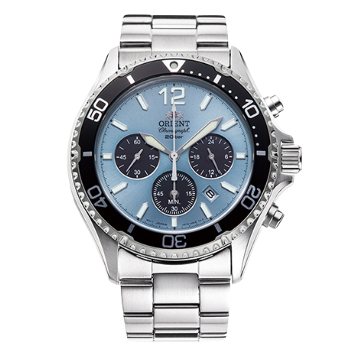 Orient Mako Solar Powered RA-TX0206L Chronograph Sports Diver 200m Watch