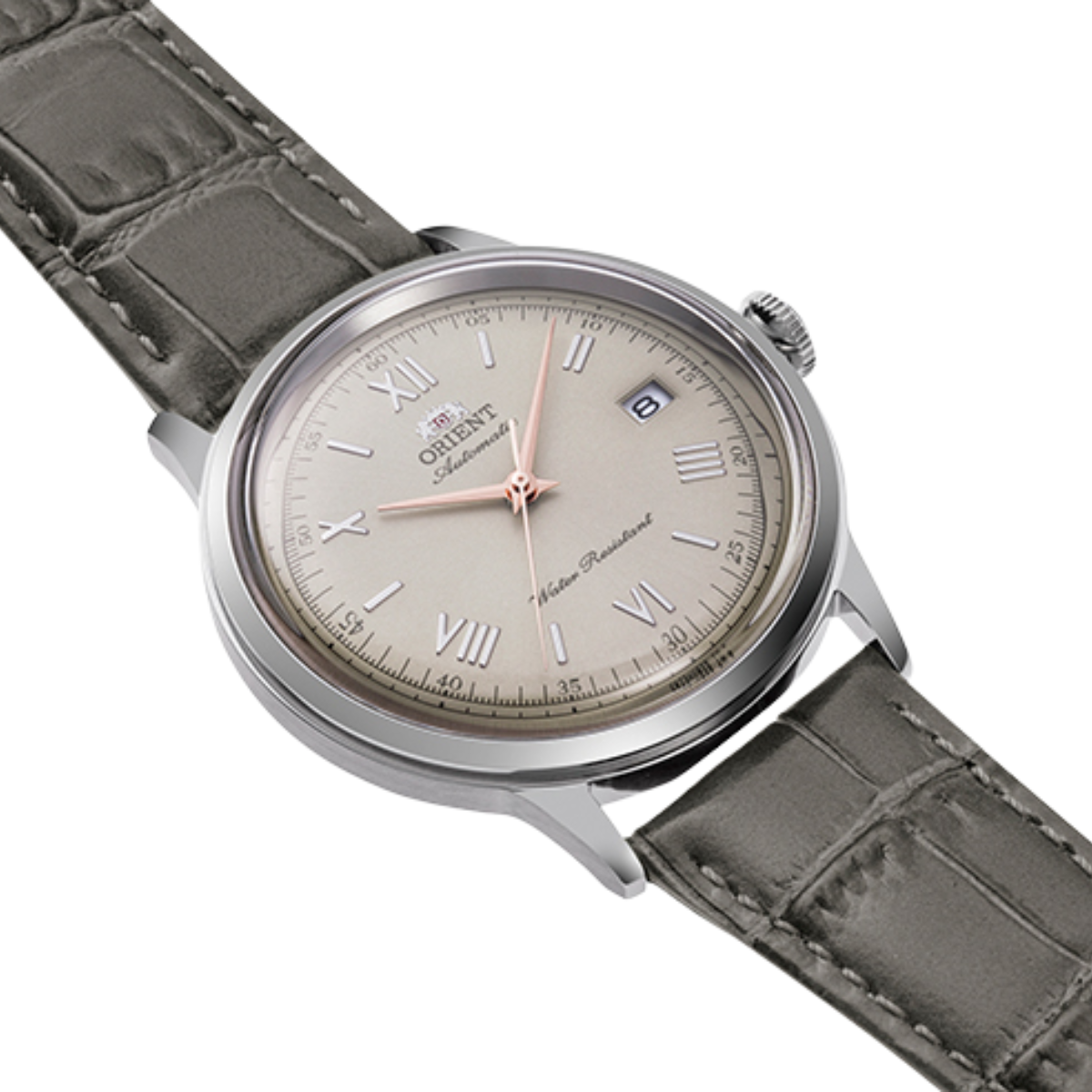Orient Bambino Version 2 RA-AC0025N Beige Dial Leather Classic Automatic Watch
