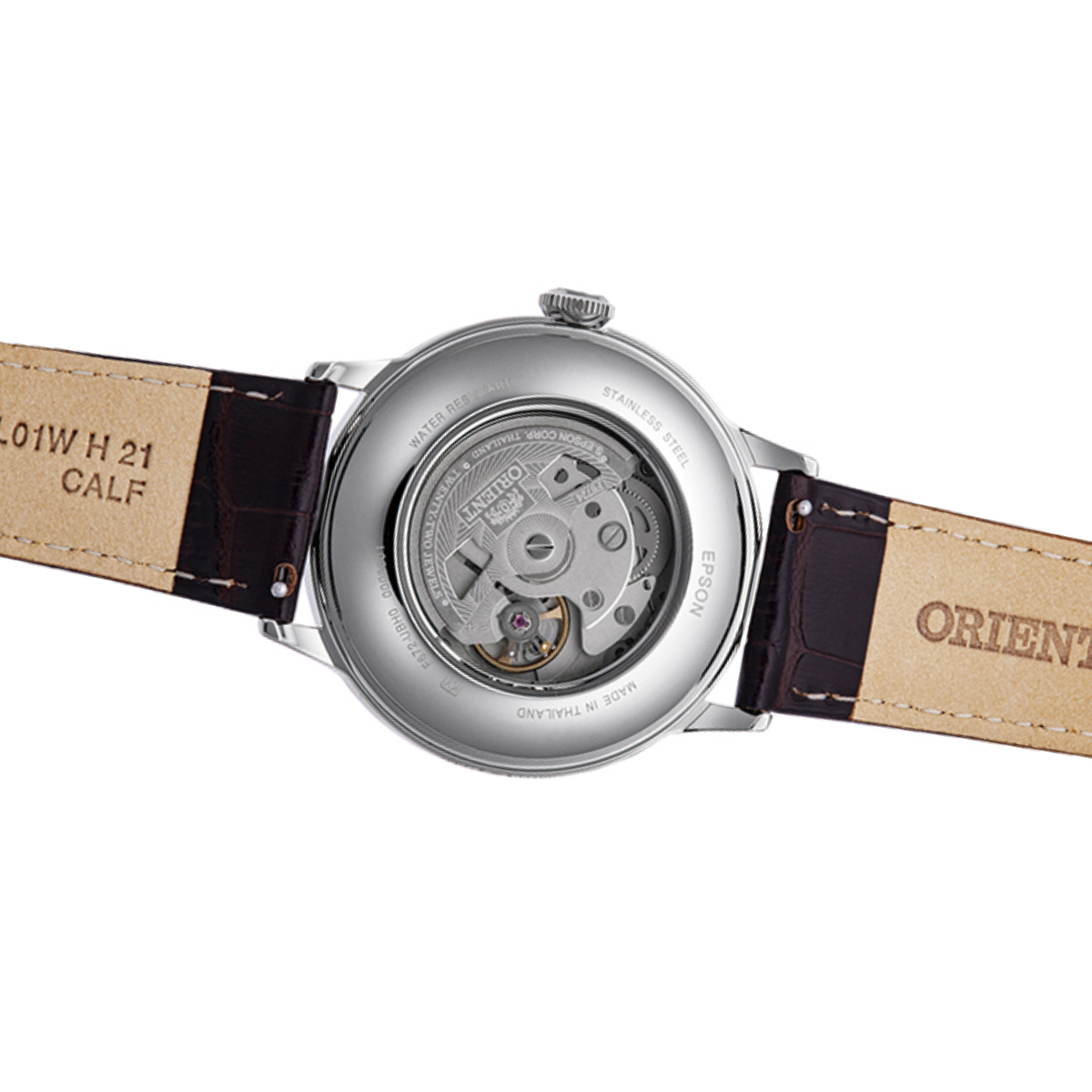 Orient Bambino Version 2 40.5mm RA-AC0023E Classic Green Dial Leather Watch