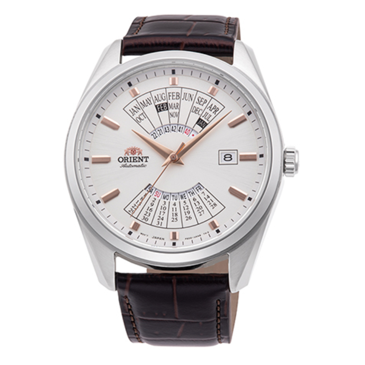 Orient Mechanical Contemporary RA-BA0005S Multi Year Calendar Made in Japan Watch