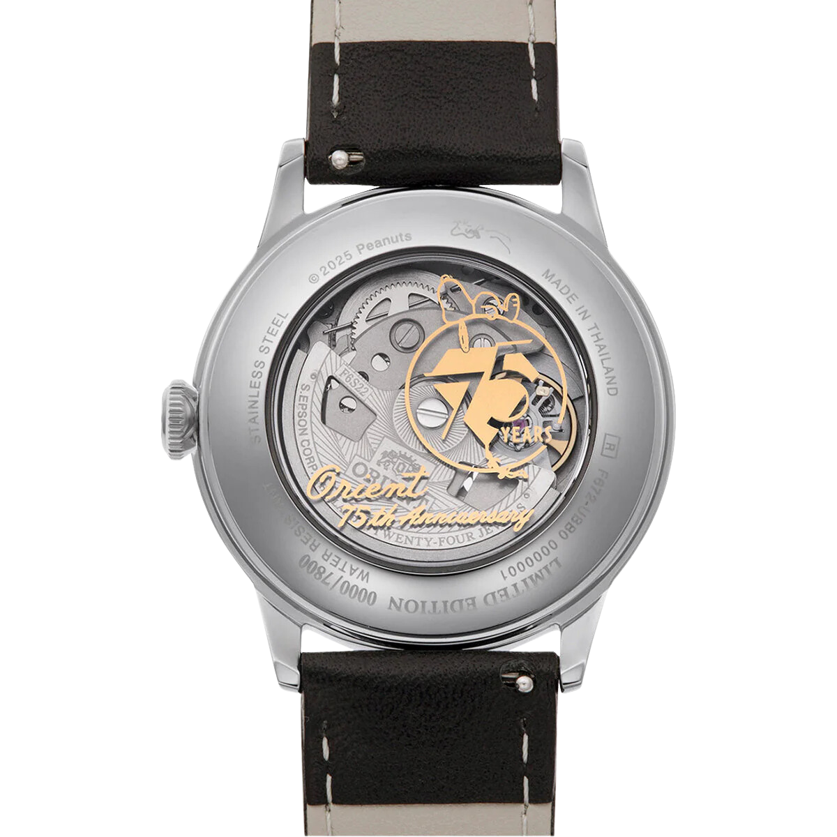 Orient Bambino 38 x Peanuts RA-AC0M16S 75th Anniversary Limited Edition Watch