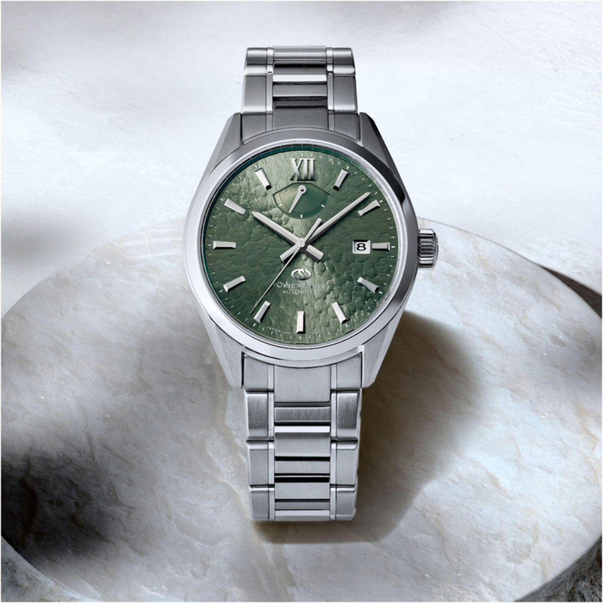 Orient Star M34 F8 Date Viridian Starfall Automatic Watch RE-BX0006E