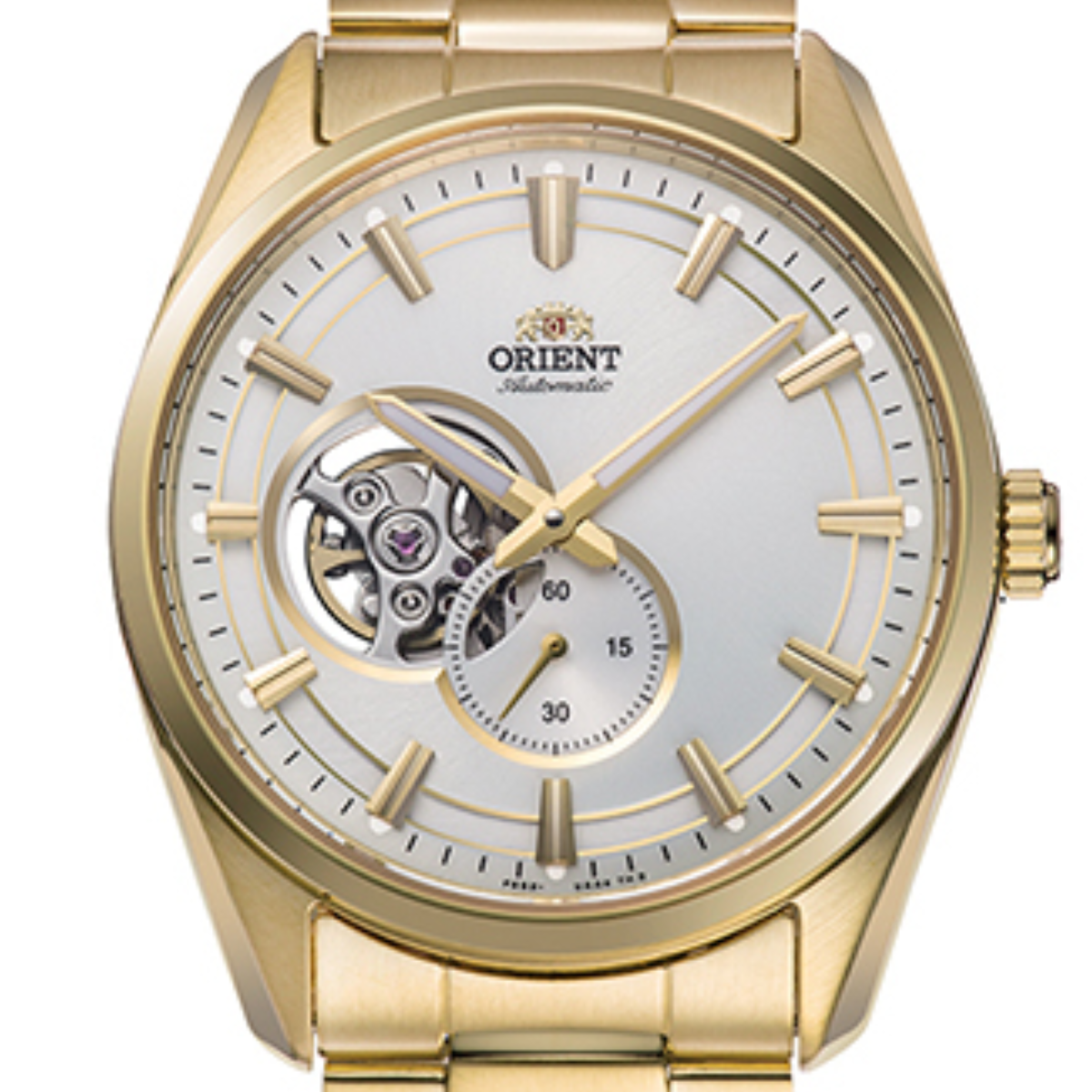 Orient ContemporaryOpen Heart RA-AR0007S Mechanical Silver Dial Watch