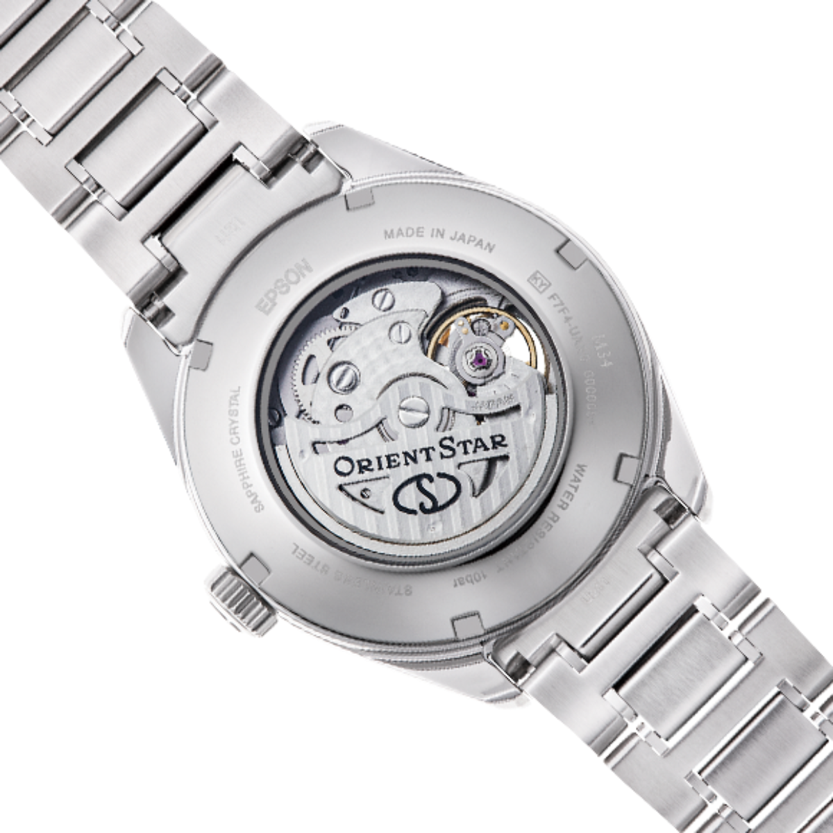 Orient Star Semi-Skeleton Auto Blue Green Bracelet RK-BY0001A