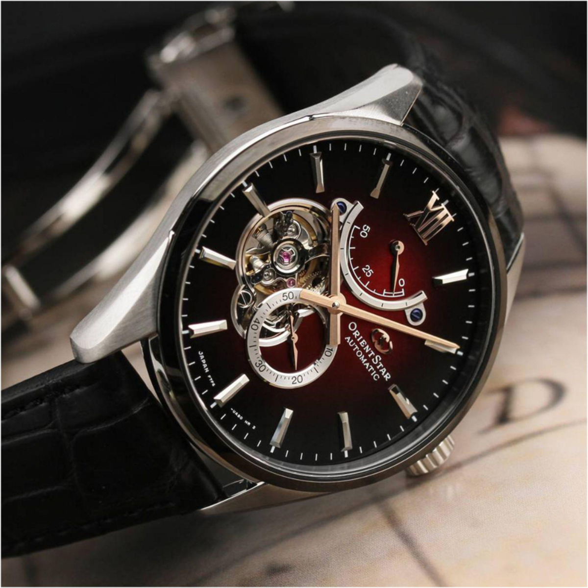 Orient Star Contemporary Semi-Skeleton Automatic Watch RE-HJ0004R