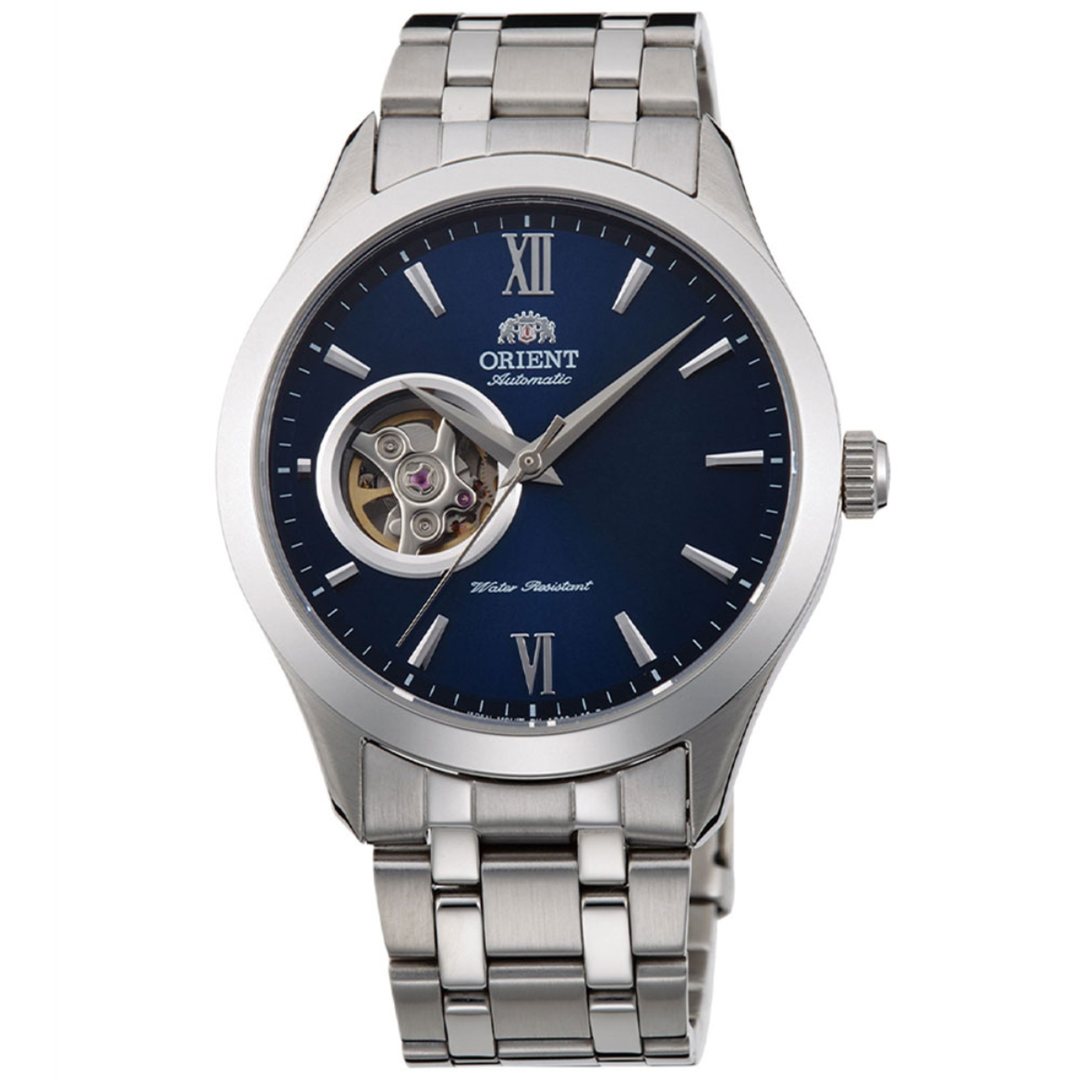 Orient Classic Contemporary TAG03001D Automatic Semi Skeleton Blue Dial Mens Watch